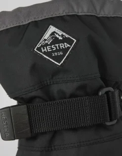 Hestra Gauntlet CZone Junior käsineet, musta/harmaa