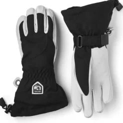 Hestra Heli Ski -naisten hanskat (Black/Off White)