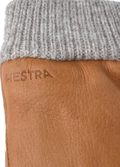 Hestra Idun Mitt hirvennahkaiset kintaat, vaaleanruskea