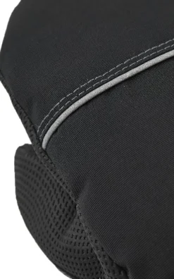 Hestra Kid's Wool Terry Mitt lasten villavuorattu kinnas, musta