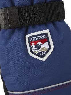 Hestra Kid's Wool Terry Mitt lasten villavuorattu kinnas, sininen