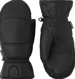 Hestra Leather Box -nahkarukkaset, musta