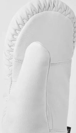 Hestra Leather Box -nahkarukkaset, valkoinen