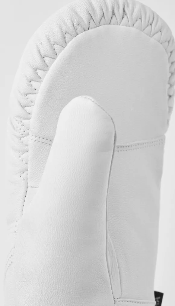 Hestra Leather Box -nahkarukkaset, valkoinen