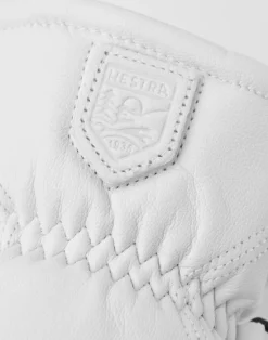 Hestra Leather Box -nahkarukkaset, valkoinen