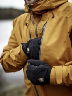 Hestra Merino Windwool Liner merinovillahanskat, unisex, musta