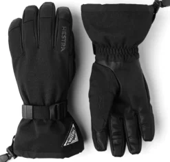 Hestra Powder Gauntlet hanskat, musta