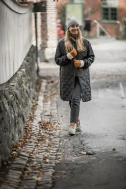 Hestra Sheepskin Mitt naisten nahkakintaat, ruskea