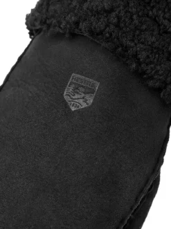 Hestra Sheepskin Mitt naisten nahkakintaat, musta