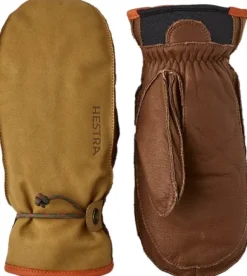 Hestra Wakayama Mitt nahkakintaat, unisex, ruskea