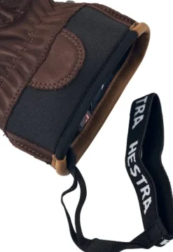 Hestra Wakayama Mitt nahkakintaat, unisex, tummansininen/ruskea