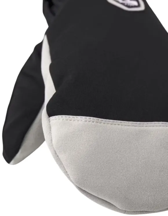 Hestra W.S. Wool Terry Mitt kintaat, Black