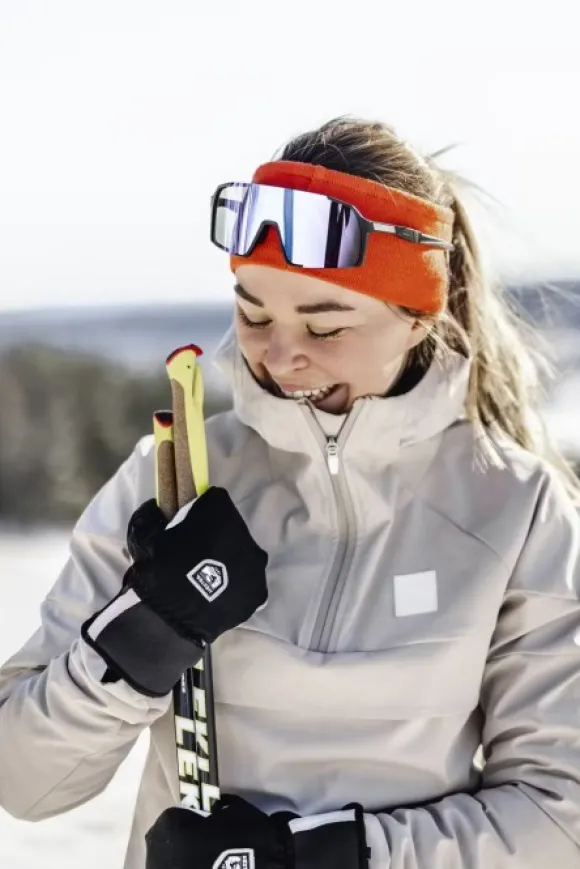 Hestra W.S. Wool Terry Mitt kintaat, Black