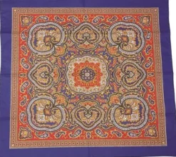 Hiker Paisley huivi, Marine Blue