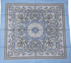 Hiker Paisley huivi, vaaleansininen