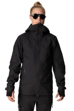 Houdini BFF Jacket naisten kuoritakki, musta