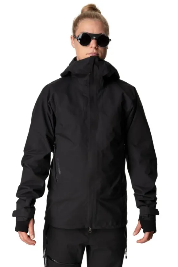 Houdini BFF Jacket naisten kuoritakki, musta