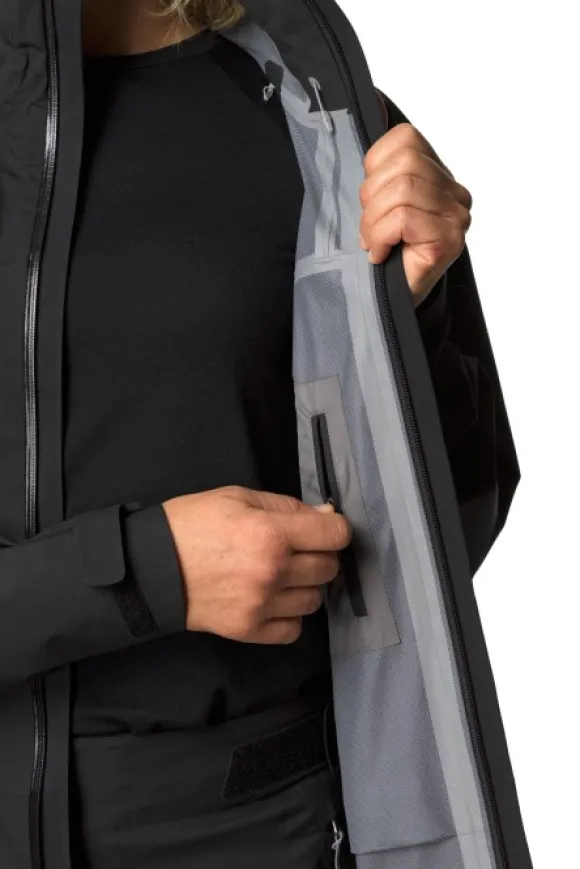 Houdini BFF Jacket naisten kuoritakki, musta