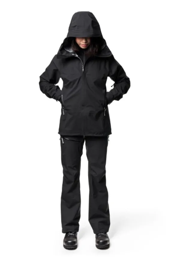 Houdini BFF Jacket naisten kuoritakki, musta