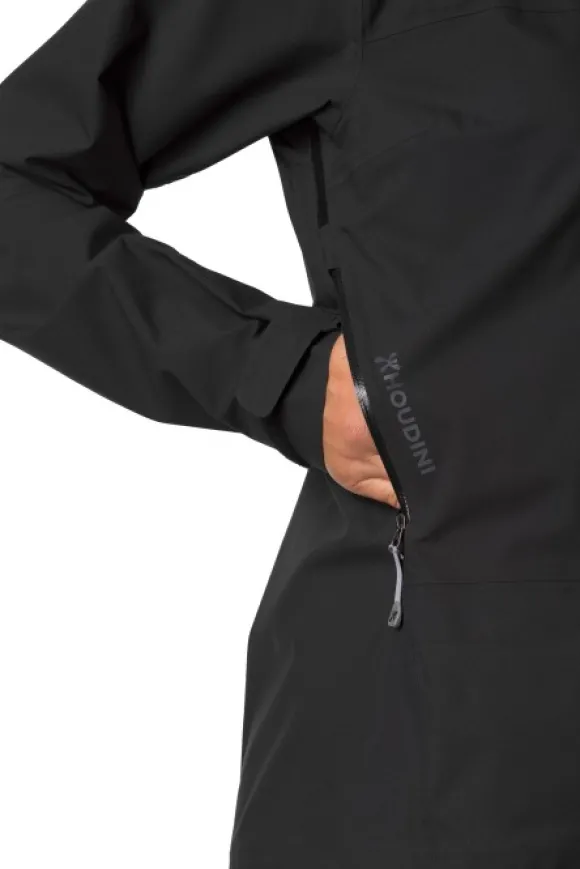 Houdini BFF Jacket naisten kuoritakki, musta