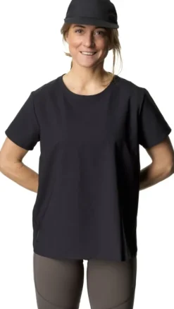 Houdini Cover Tee naisten t-paita, musta