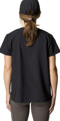 Houdini Cover Tee naisten t-paita, musta