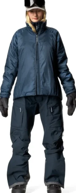 Houdini Dunfri Jacket naisten toppatakki, Deep Sea Blue