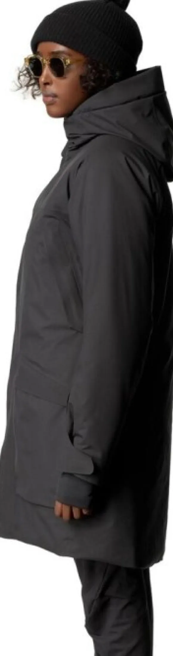 Houdini Fall In naisten parkatakki, musta