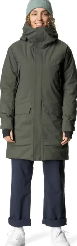 Houdini Fall in Parka naisten kuoritakki, vihreä