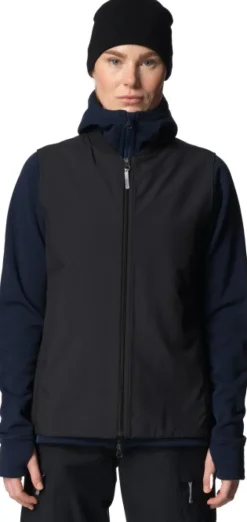 Houdini Moonwalk Vest naisten liivi, True Black