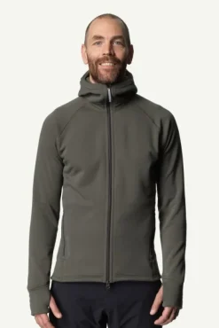 Houdini Power Houdi fleecetakki, Baremark Green