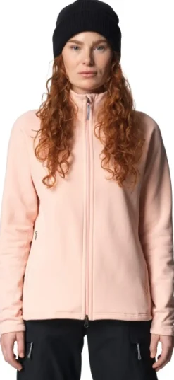 Houdini Power Up Jacket naisten fleecetakki, Dulcet Pink