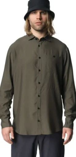 Houdini Tree pitkähihainen paita, vihreä