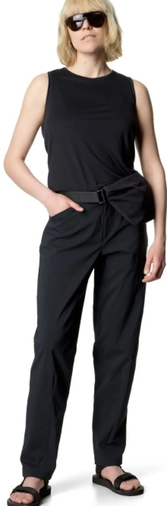 Houdini Wadi naisten housut, True Black