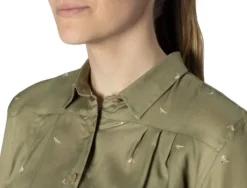 Härkila Abigail L/S Shirt Women Dust Green/Flying Ducks