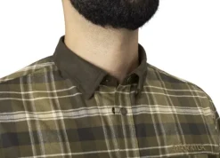 Härkila Aivak L/S Shirt flanellipaita, ruskea