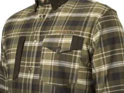 Härkila Aivak L/S Shirt flanellipaita, ruskea