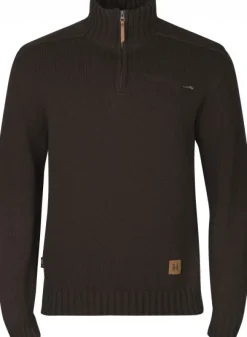 Härkila Annaboda 2.0 HSP Knit Pullover neulepusero, tummanruskea