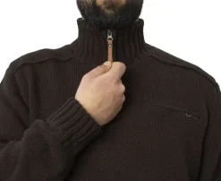 Härkila Annaboda 2.0 HSP Knit Pullover neulepusero, tummanruskea