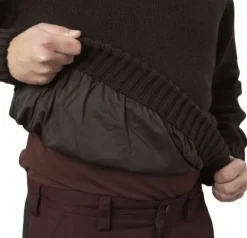 Härkila Annaboda 2.0 HSP Knit Pullover neulepusero, tummanruskea