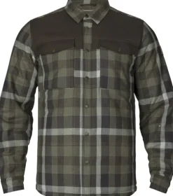 Härkila Asmund Insulated Wool Shirt paita, Willow Green/Phantom
