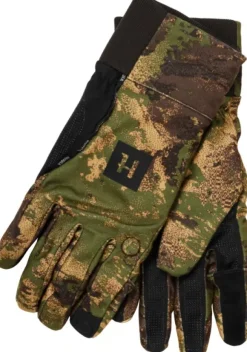 Härkila Deer Stalker Camo HWS metsästyskäsineet AXIS MSP, vihreä/camo