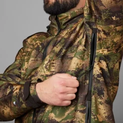 Härkila Deer Stalker Camo HWS Jacket AXIS MSP metsästystakki, Forest Green