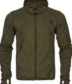 Härkila Deer Stalker Full-Zip Fleece Hoodie Willow Green