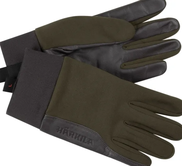 Härkila Driven Hunt Shooting Glove ampumakäsineet, vihreä/ruskea
