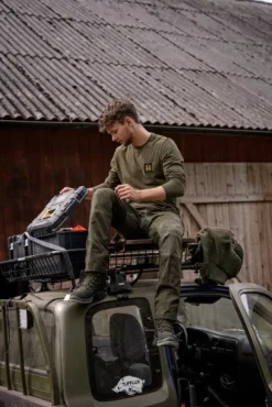 Härkila Fjell Trousers metsästyshousut, vihreä