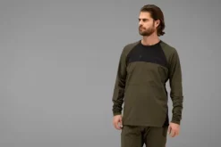 Härkila Härkila Heat L/S T-Shirt Willow Green/Black
