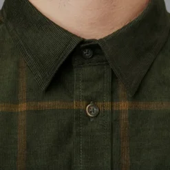 Härkila Kaldfjord vakosamettipaita, vihreä