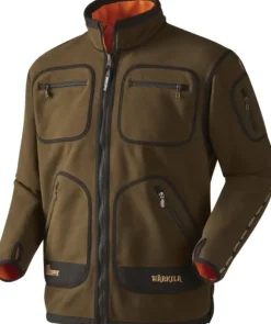 Härkila Kamko Windstopper Fleece Jacket Hunting Green/Orange Blaze