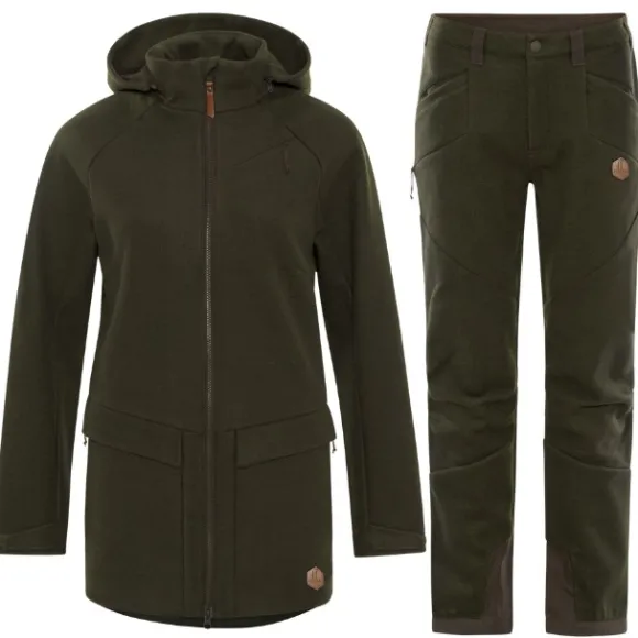 Härkila Metso Hybrid naisten metsästyspuku, Willow Green